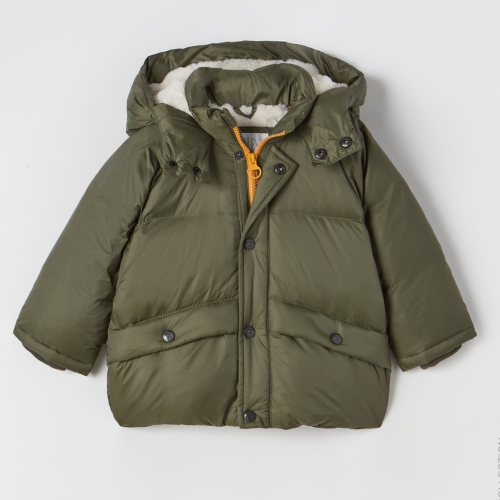 Zara 18-24 months Water Repellent Down Puffer Jacket